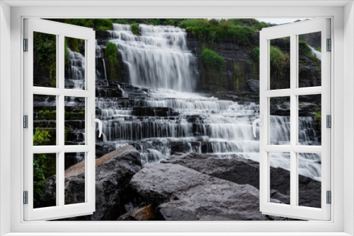 Fototapeta Naklejka Na Ścianę Okno 3D - Pongour Waterfall in Dalat Vietnam
