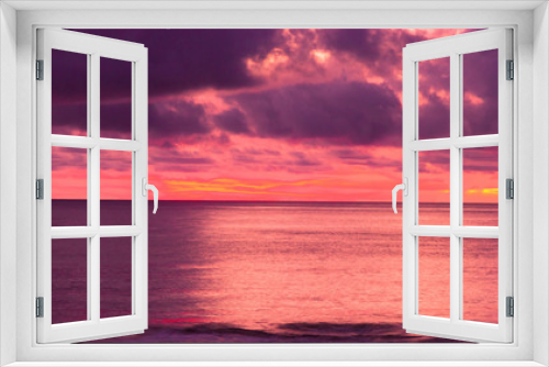 Fototapeta Naklejka Na Ścianę Okno 3D - Bright Horizon Bay View