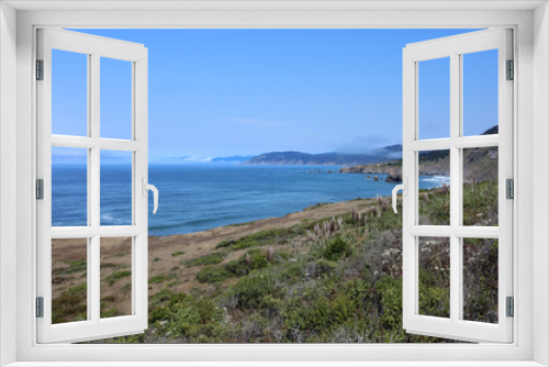 Fototapeta Naklejka Na Ścianę Okno 3D - Ocean Coastline View 