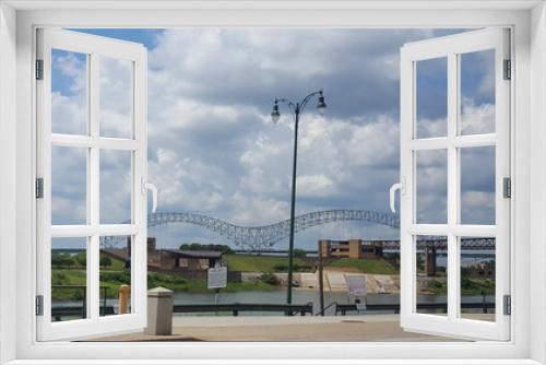 Fototapeta Naklejka Na Ścianę Okno 3D - Bridge in Memphis