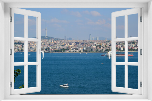 Fototapeta Naklejka Na Ścianę Okno 3D - A sea view from Istanbul, Turkey