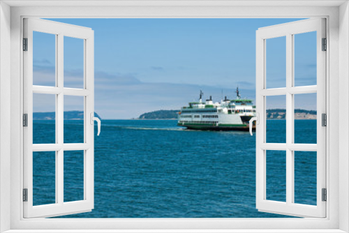 Fototapeta Naklejka Na Ścianę Okno 3D - The Ferry at Mukilteo in Washington State USA