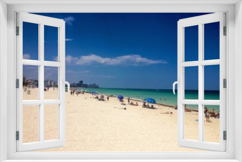 Fototapeta Naklejka Na Ścianę Okno 3D - Ocean Drive beachdwalk - South Beach
