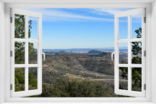 Fototapeta Naklejka Na Ścianę Okno 3D - The Scenic Loop Drive, Fort Davis, Texas