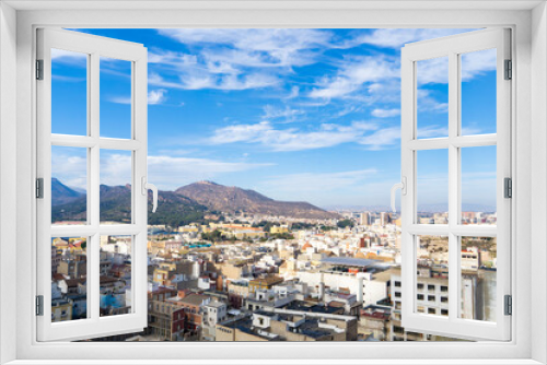 Fototapeta Naklejka Na Ścianę Okno 3D - Panorama of the spanish City Cartagena