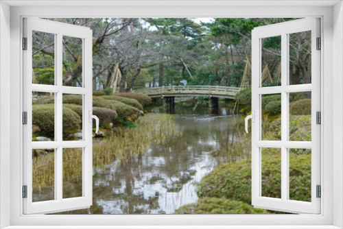Fototapeta Naklejka Na Ścianę Okno 3D - Kenrokuen Garden in Kanazawa, Japan