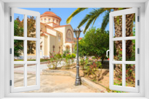 Fototapeta Naklejka Na Ścianę Okno 3D - Famous monastery Agios Gerasimos on Kefalonia island, Greece