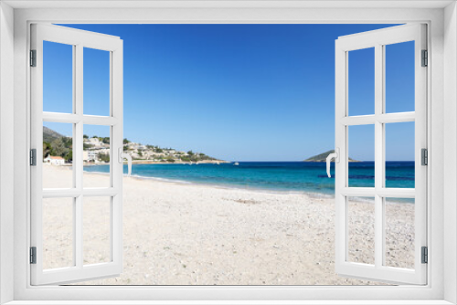 Fototapeta Naklejka Na Ścianę Okno 3D - Agios Spiridonas beach of Porto Rafti, Greece
