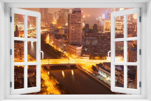 Fototapeta Naklejka Na Ścianę Okno 3D - Shanghai