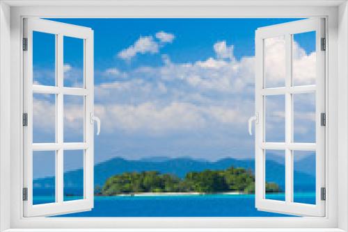 Fototapeta Naklejka Na Ścianę Okno 3D - Sea Scene Blue Paradise
