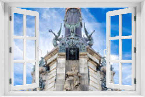 Fototapeta Naklejka Na Ścianę Okno 3D - The Columbus Monument (Mirador de Colom) in Barcelona
