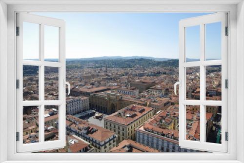 Fototapeta Naklejka Na Ścianę Okno 3D - Florence center