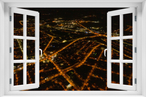 Fototapeta Naklejka Na Ścianę Okno 3D - an aerial view of nature ant town