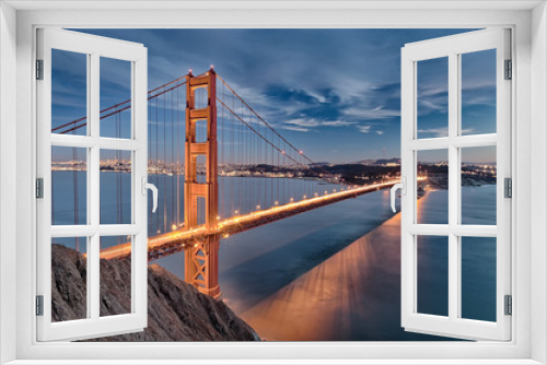 Fototapeta Naklejka Na Ścianę Okno 3D - Golden Gate Bridge in San Fracisco City