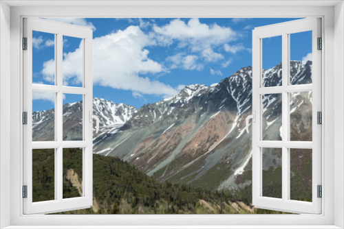 Fototapeta Naklejka Na Ścianę Okno 3D - Mountainous Alaska