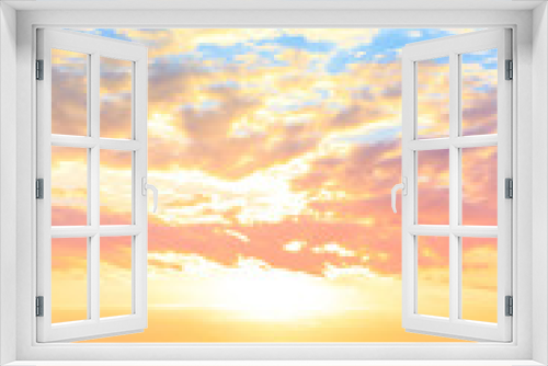 Fototapeta Naklejka Na Ścianę Okno 3D - Dawn Horizon Sun