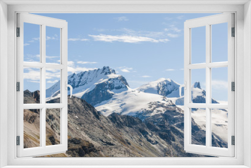 Fototapeta Naklejka Na Ścianę Okno 3D - Zermatt, Bergdorf, Adlerhorn, Alpen, Wallis, Sommer, Schweiz