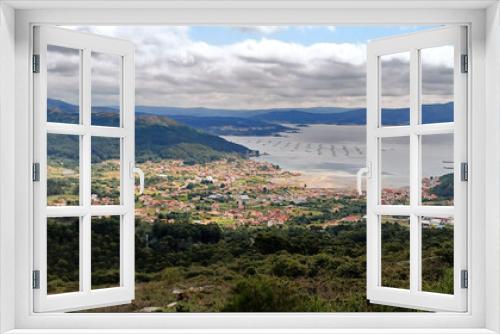 Fototapeta Naklejka Na Ścianę Okno 3D - panoramic view of Ria Gallega in Spain