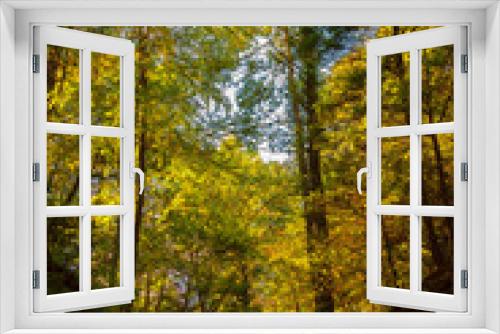 Fototapeta Naklejka Na Ścianę Okno 3D - Colorful fall scenery landscapes.