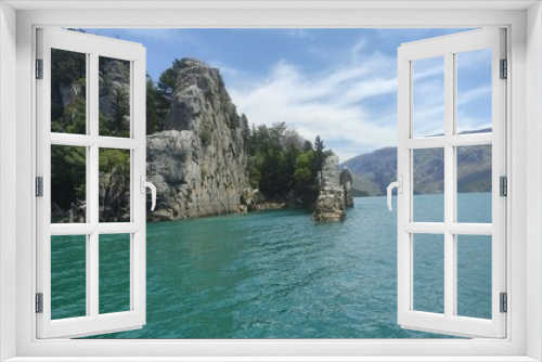Fototapeta Naklejka Na Ścianę Okno 3D - island