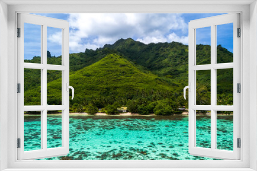 Fototapeta Naklejka Na Ścianę Okno 3D - Landscapes of Moorea Island, French Polynesia