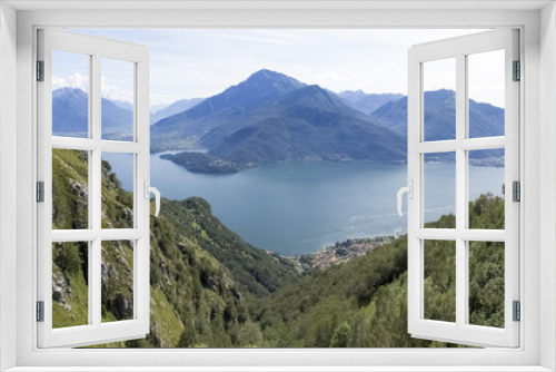 Fototapeta Naklejka Na Ścianę Okno 3D - Panoramic images of Lake of Como