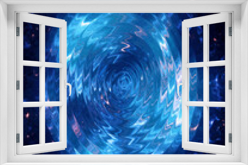 Fototapeta Naklejka Na Ścianę Okno 3D - blue background with space