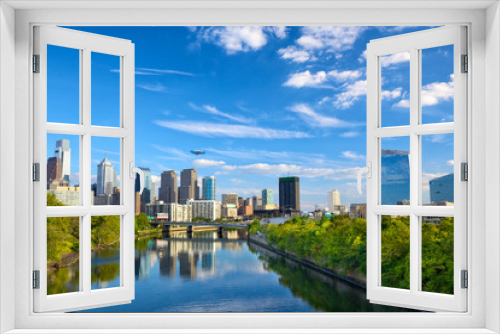 Fototapeta Naklejka Na Ścianę Okno 3D - Downtown skyline in Philadelphia, Pennsylvania, USA