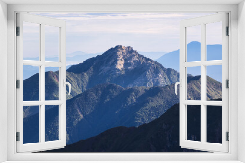 Fototapeta Naklejka Na Ścianę Okno 3D - 南アルプスの甲斐駒ヶ岳