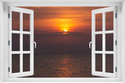 Fototapeta Naklejka Na Ścianę Okno 3D - A beautiful dawn over the Black Sea in Odesa. Ukraine