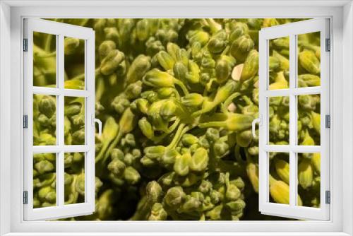 Fototapeta Naklejka Na Ścianę Okno 3D - A closeup of chopped broccoli florets
