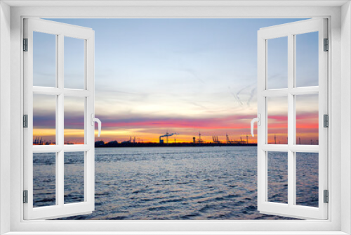 Fototapeta Naklejka Na Ścianę Okno 3D - sunset over the Sea