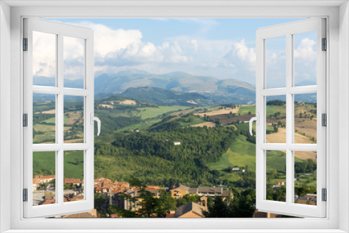 Summer landscape in Marches (Italy)