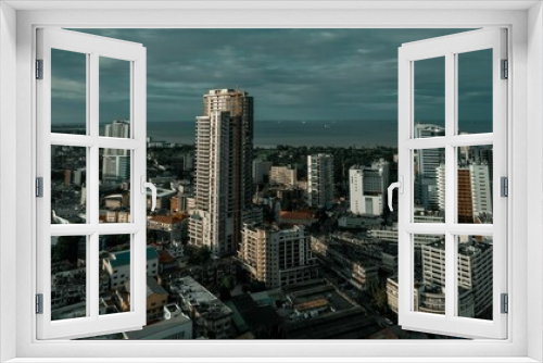 Fototapeta Naklejka Na Ścianę Okno 3D - View of Dar es Salaam, Tanzania, showing a vibrant cityscape with tall buildings