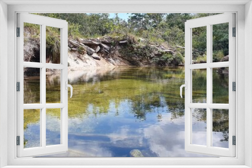 Fototapeta Naklejka Na Ścianę Okno 3D - Landscape in Serra do Cipó Ecological Park in Minas Gerais Brazil