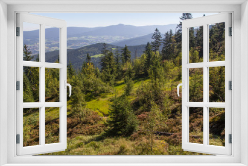 Fototapeta Naklejka Na Ścianę Okno 3D - hiking in thge bavarian mountains