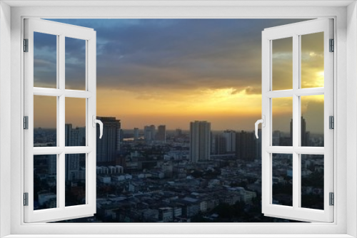 Fototapeta Naklejka Na Ścianę Okno 3D - Bangkok city Thailand