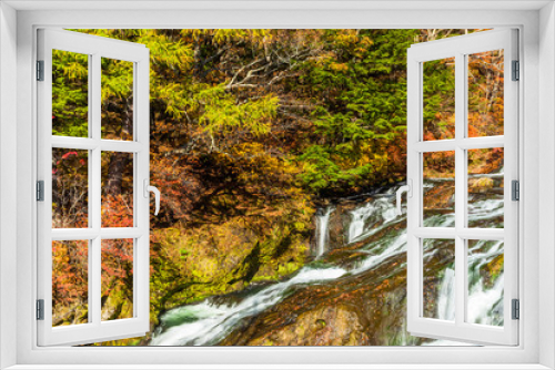 Fototapeta Naklejka Na Ścianę Okno 3D - Ryuzu no taki waterfall
