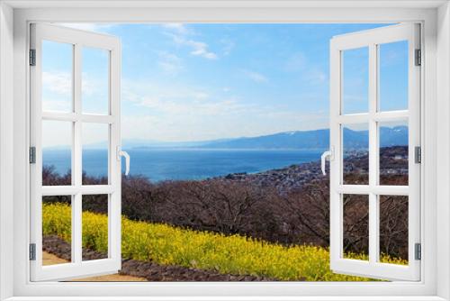 Fototapeta Naklejka Na Ścianę Okno 3D - 吾妻山公園から見る海