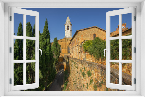 Fototapeta Naklejka Na Ścianę Okno 3D - Toscania, Włochy, Pienza