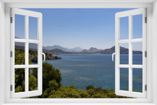 Fototapeta Naklejka Na Ścianę Okno 3D - Crete landscape