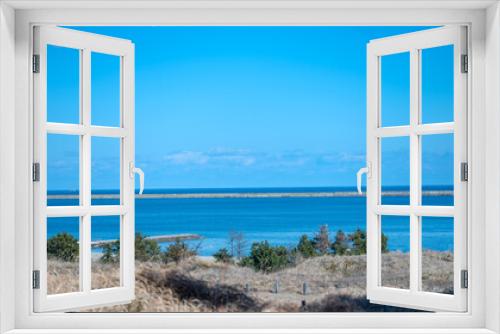 Fototapeta Naklejka Na Ścianę Okno 3D - 海の水平線と青空