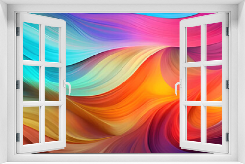 Background color wave elegant vibrant artistic - Ai generated