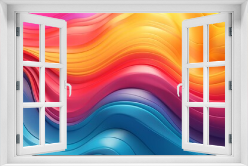 Multicolor Wavy Background