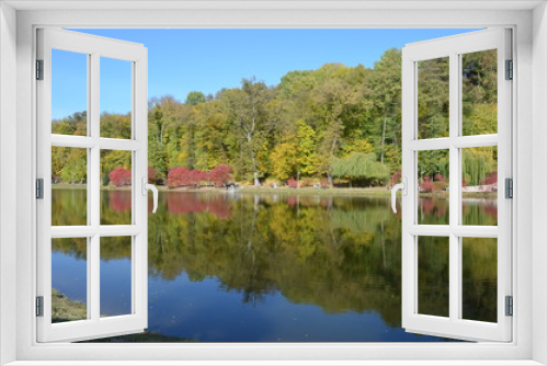 Fototapeta Naklejka Na Ścianę Okno 3D - autumn landscape