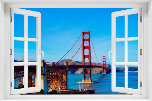 Fototapeta Naklejka Na Ścianę Okno 3D - The landscape of San Francisco Bay in California	