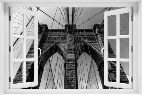 Fototapeta Naklejka Na Ścianę Okno 3D - brooklyn bridge 1