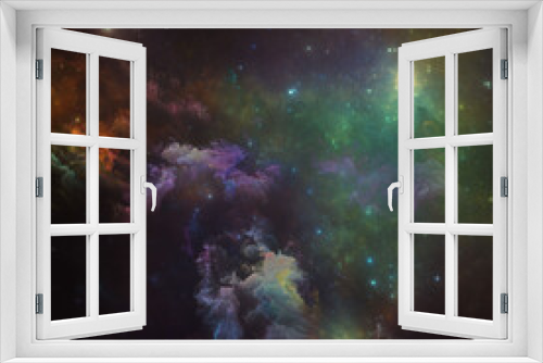 Fototapeta Naklejka Na Ścianę Okno 3D - Inner Life of Stellar Space