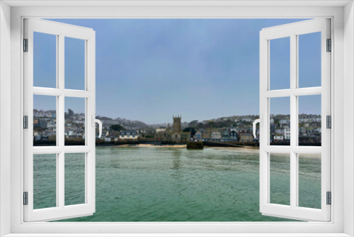 Fototapeta Naklejka Na Ścianę Okno 3D - St Ives Harbour in Cornwall, UK