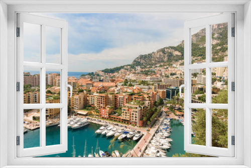 Fototapeta Naklejka Na Ścianę Okno 3D - Monaco marina
